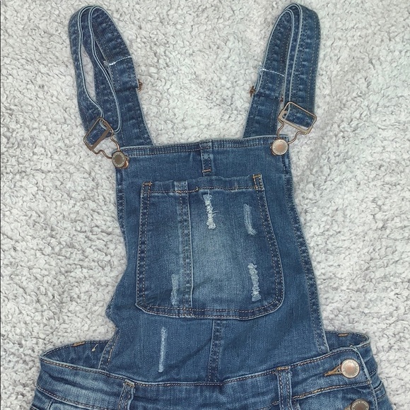 Blue jean overalls - Picture 2 of 3